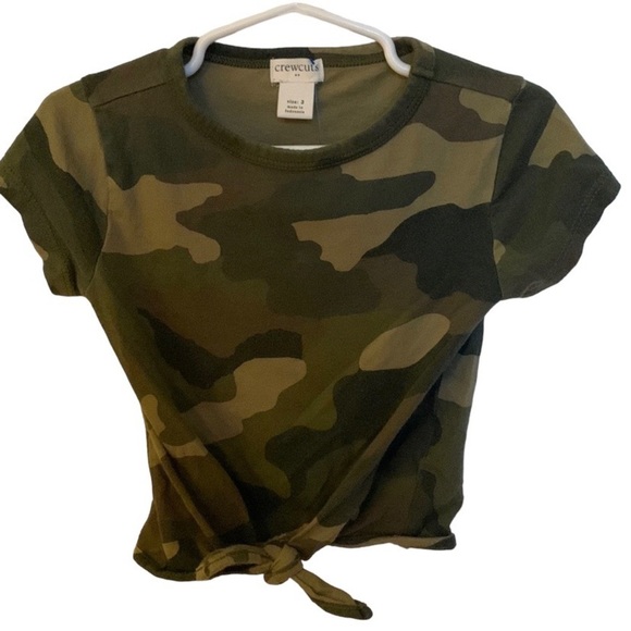 Crewcuts Other - CREWCUTS Camo short sleeve top size 3T